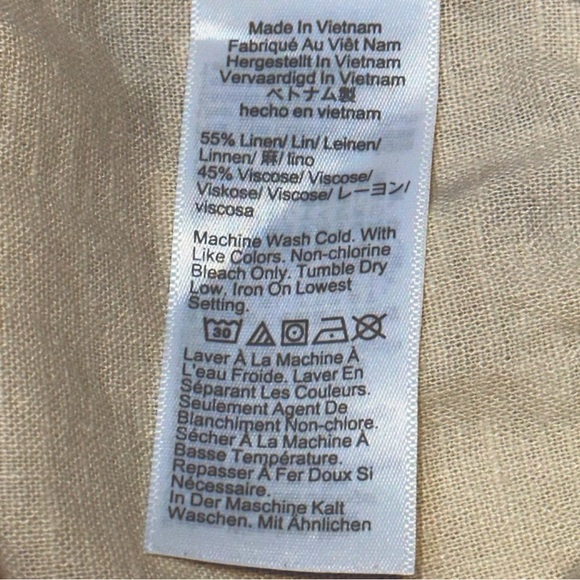 J. Crew Light Tan Linen Shorts Size L - Picture 5 of 8